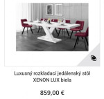 Predaj jedalenskeho rozkladacieho stola – fotka 2